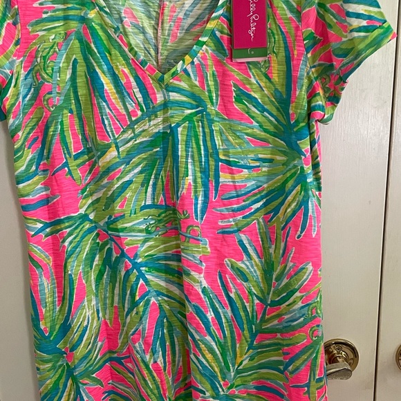 LILLY PULITZER Jessica Dress NWT Size Large Tiki Pink - Picture 10 of 11